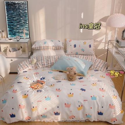 91家纺网 家纺一手货源 找家纺 （总）顾里 2022新款13372全棉四件套-治 愈卡通