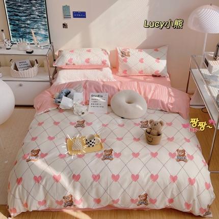 91家纺网 家纺一手货源 找家纺 （总）顾里 2022新款13372全棉四件套-治 愈卡通