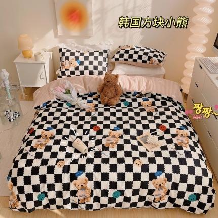 91家纺网 家纺一手货源 找家纺 （总）顾里 2022新款13372全棉四件套-治 愈卡通