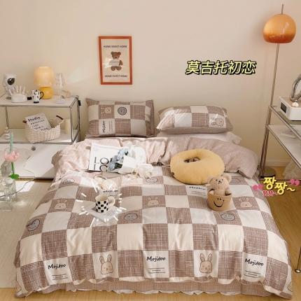 91家纺网 家纺一手货源 找家纺 （总）顾里 2022新款13372全棉四件套-治 愈卡通