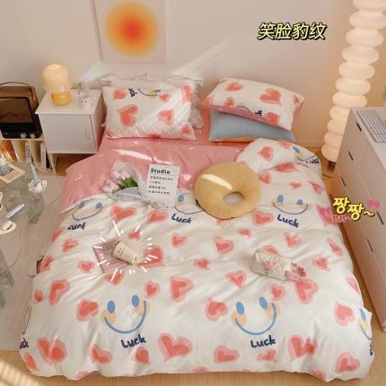 91家纺网 家纺一手货源 找家纺 （总）顾里 2022新款13372全棉四件套-治 愈卡通