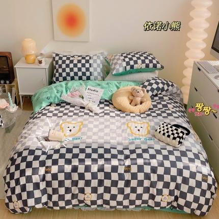 91家纺网 家纺一手货源 找家纺 （总）顾里 2022新款13372全棉四件套-治 愈卡通