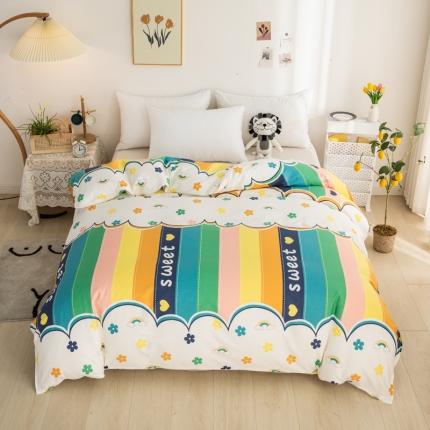 91家纺网 家纺一手货源 找家纺 （总）首爱家纺 2025新款直播款全棉13070纯棉斜纹被套