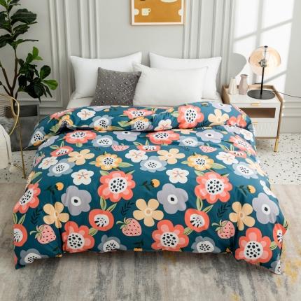 91家纺网 家纺一手货源 找家纺 （总）首爱家纺 2025新款直播款全棉13070纯棉斜纹被套