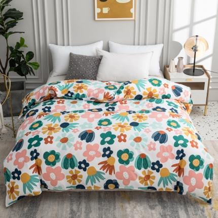 91家纺网 家纺一手货源 找家纺 （总）首爱家纺 2025新款直播款全棉13070纯棉斜纹被套