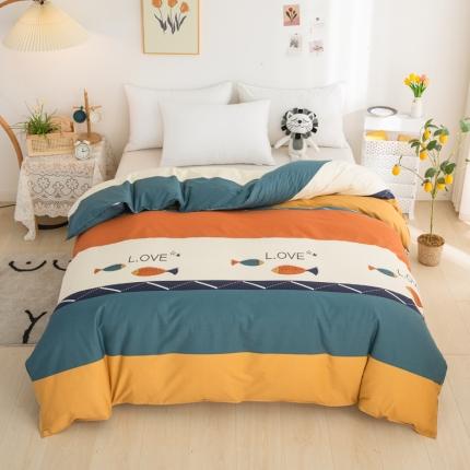 91家纺网 家纺一手货源 找家纺 （总）首爱家纺 2025新款直播款全棉13070纯棉斜纹被套