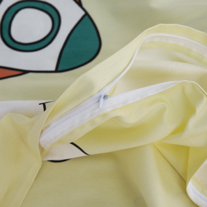 91家纺网 家纺一手货源 找家纺 首爱家纺 2025新款直播款全棉13070纯棉斜纹被套 欢乐熊