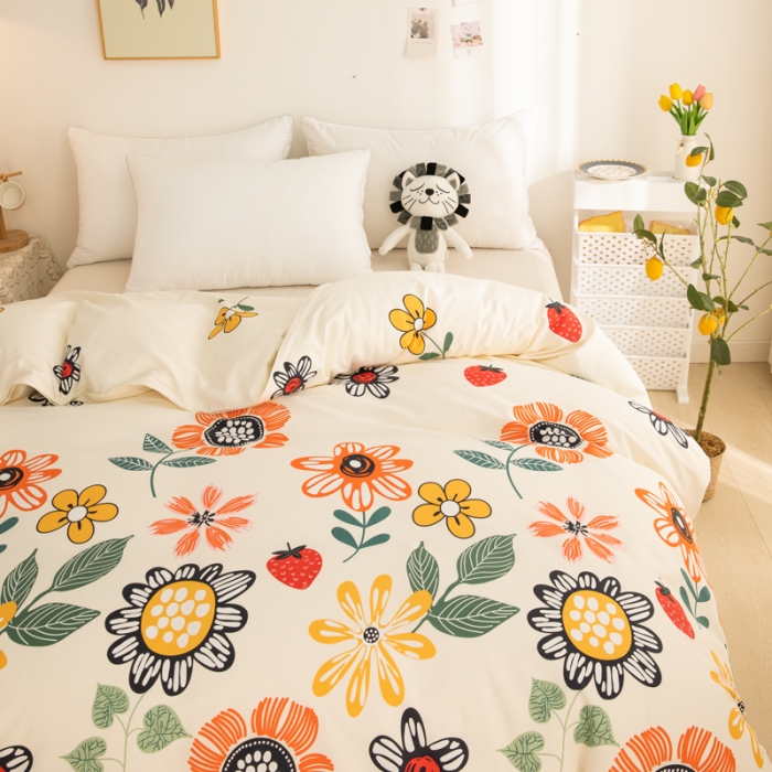 91家纺网 家纺一手货源 找家纺 首爱家纺 2025新款直播款全棉13070纯棉斜纹被套 佳丽斯