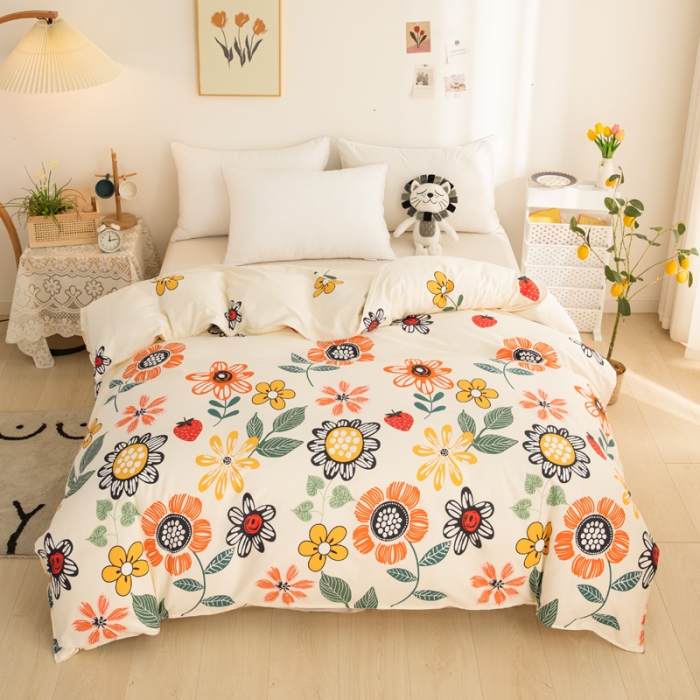 91家纺网 家纺一手货源 找家纺 首爱家纺 2025新款直播款全棉13070纯棉斜纹被套 佳丽斯