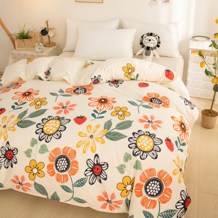 91家纺网 家纺一手货源 找家纺 首爱家纺 2025新款直播款全棉13070纯棉斜纹被套 佳丽斯