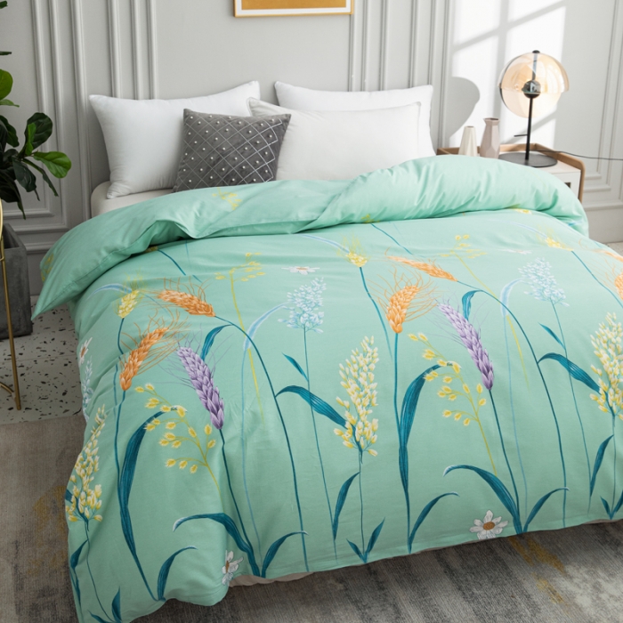 91家纺网 家纺一手货源 找家纺 首爱家纺 2025新款直播款全棉13070纯棉斜纹被套 幸福驿站