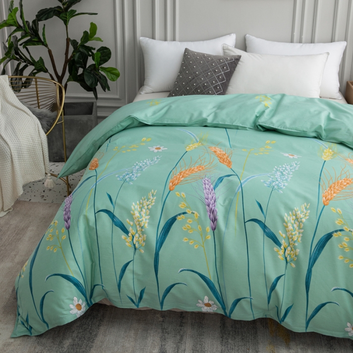 91家纺网 家纺一手货源 找家纺 首爱家纺 2025新款直播款全棉13070纯棉斜纹被套 幸福驿站