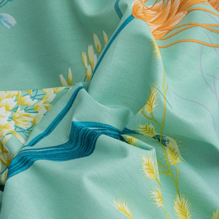 91家纺网 家纺一手货源 找家纺 首爱家纺 2025新款直播款全棉13070纯棉斜纹被套 幸福驿站