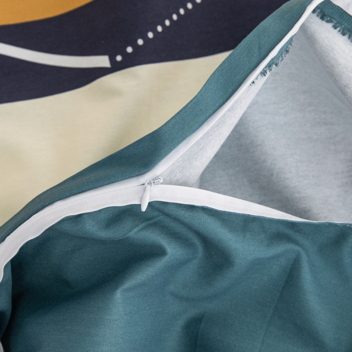 91家纺网 家纺一手货源 找家纺 首爱家纺 2025新款直播款全棉13070纯棉斜纹被套 鱼之恋