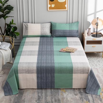 91家纺网 家纺一手货源 找家纺 （总）首爱2025新款直播款13070纯全棉斜纹老粗布磨毛单品床单单件