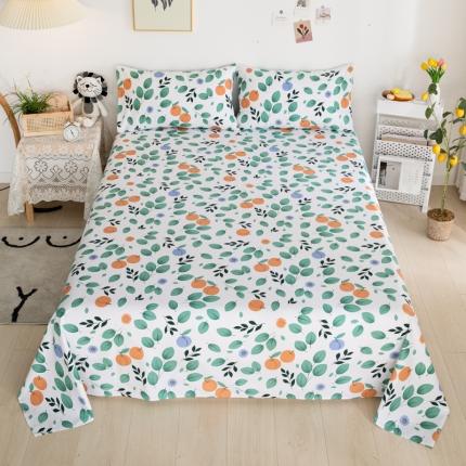 91家纺网 家纺一手货源 找家纺 （总）首爱2025新款直播款13070纯全棉斜纹老粗布磨毛单品床单单件