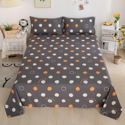 91家纺网 家纺一手货源 找家纺 （总）首爱2025新款直播款13070纯全棉斜纹老粗布磨毛单品床单单件