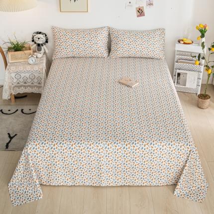 91家纺网 家纺一手货源 找家纺 （总）首爱2025新款直播款13070纯全棉斜纹老粗布磨毛单品床单单件