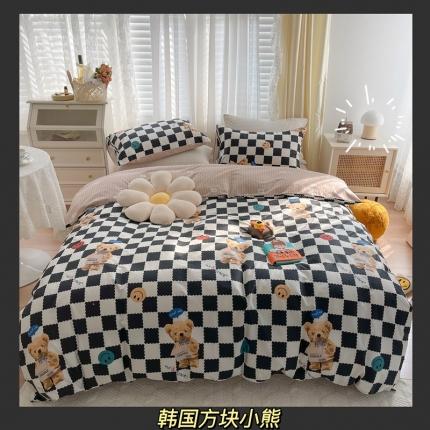 91家纺网 家纺一手货源 找家纺 （总）顾里 2022新款13372全棉四件套-韩系全棉影棚图