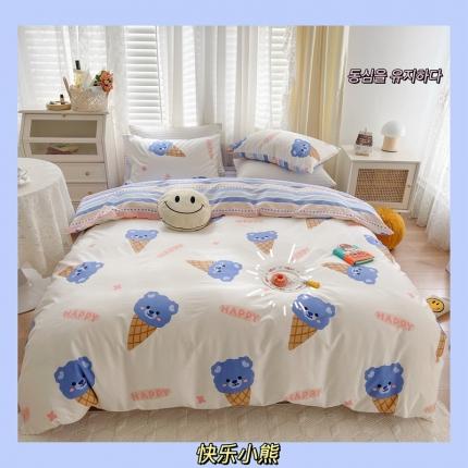 91家纺网 家纺一手货源 找家纺 （总）顾里 2022新款13372全棉四件套-韩系全棉影棚图