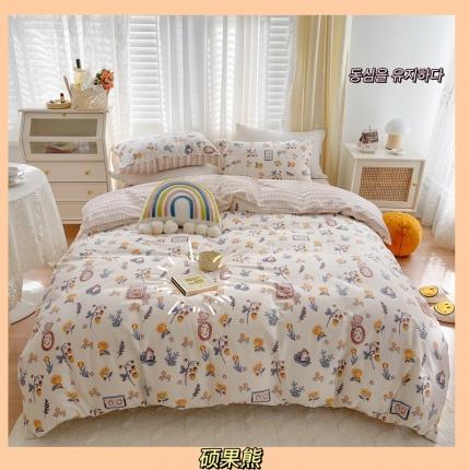 91家纺网 家纺一手货源 找家纺 （总）顾里 2022新款13372全棉四件套-韩系全棉影棚图