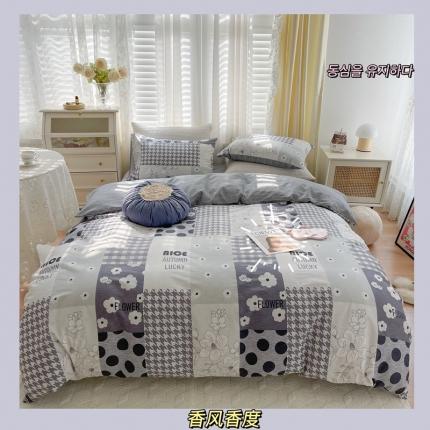 91家纺网 家纺一手货源 找家纺 （总）顾里 2022新款13372全棉四件套-韩系全棉影棚图