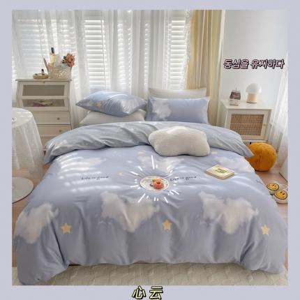 91家纺网 家纺一手货源 找家纺 （总）顾里 2022新款13372全棉四件套-韩系全棉影棚图