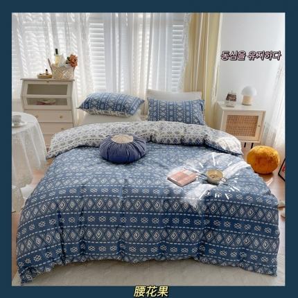 91家纺网 家纺一手货源 找家纺 （总）顾里 2022新款13372全棉四件套-韩系全棉影棚图
