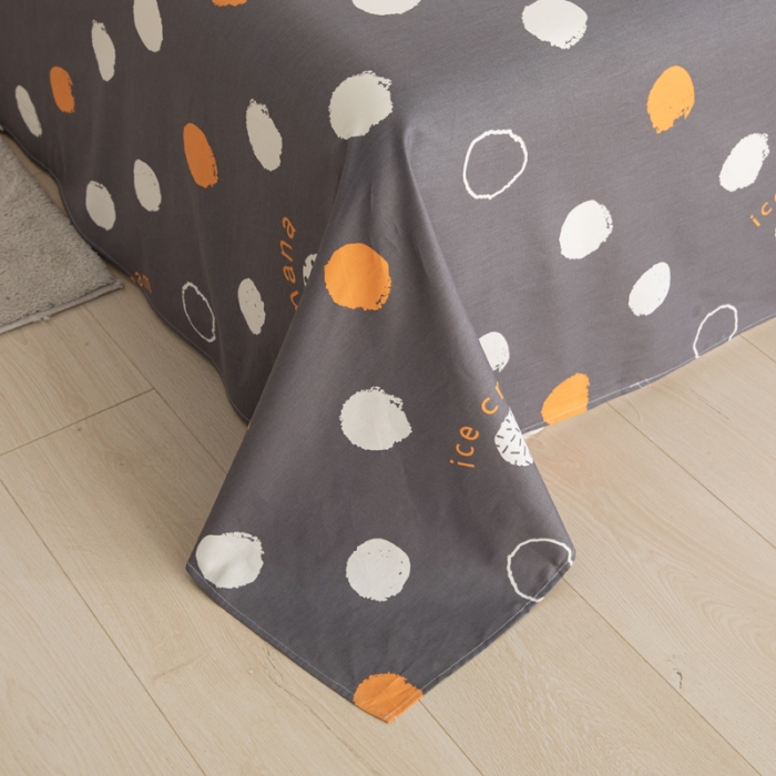 91家纺网 家纺一手货源 找家纺 首爱家纺 2025新款直播款13070纯棉斜纹床单全棉 水果派