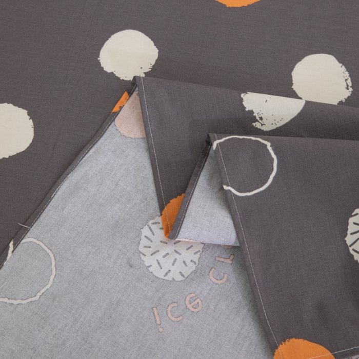 91家纺网 家纺一手货源 找家纺 首爱家纺 2025新款直播款13070纯棉斜纹床单全棉 水果派