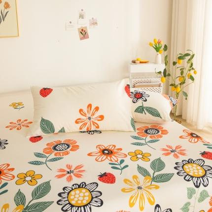 91家纺网 家纺一手货源 找家纺 （总）首爱家纺 2025新款13070纯棉斜纹枕套全棉一对