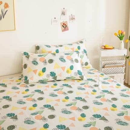 91家纺网 家纺一手货源 找家纺 （总）首爱家纺 2025新款13070纯棉斜纹枕套全棉一对