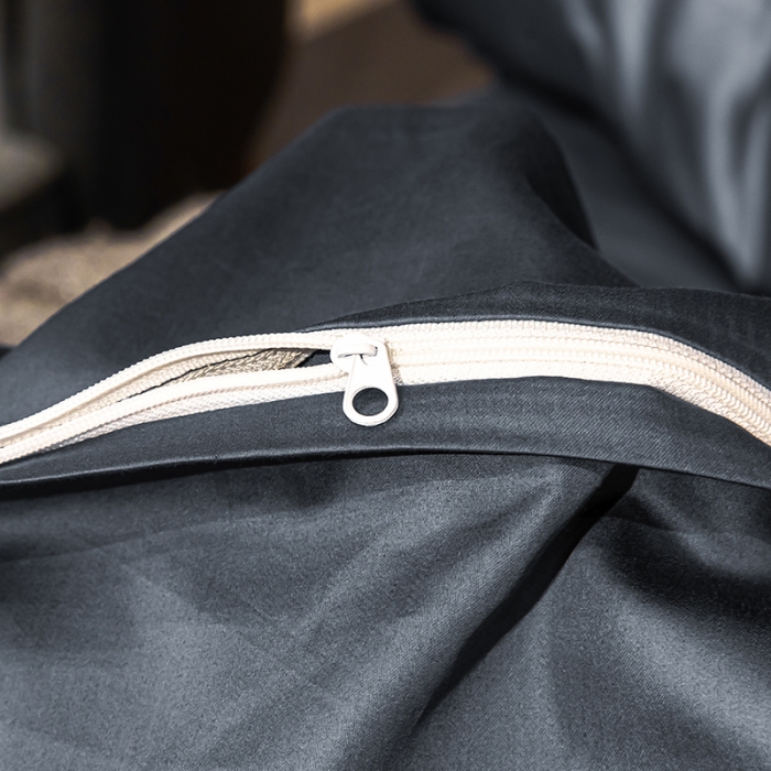 91家纺网 家纺一手货源 找家纺 蓝巢家纺 2022新款60支长绒棉四件套 皇家-黛蓝