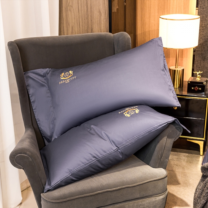 91家纺网 家纺一手货源 找家纺 蓝巢家纺 2022新款60支长绒棉四件套 皇家-罗兰紫