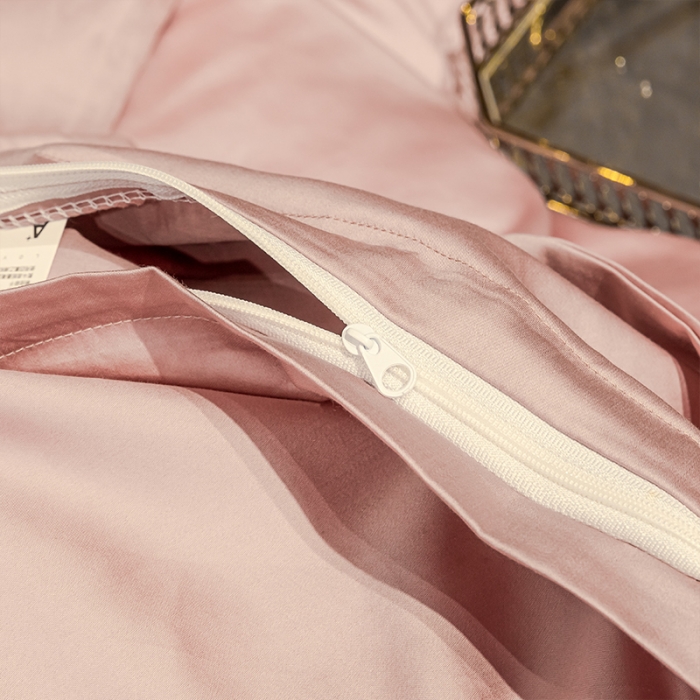 91家纺网 家纺一手货源 找家纺 蓝巢家纺 2022新款60支长绒棉四件套 皇家-浅豆沙