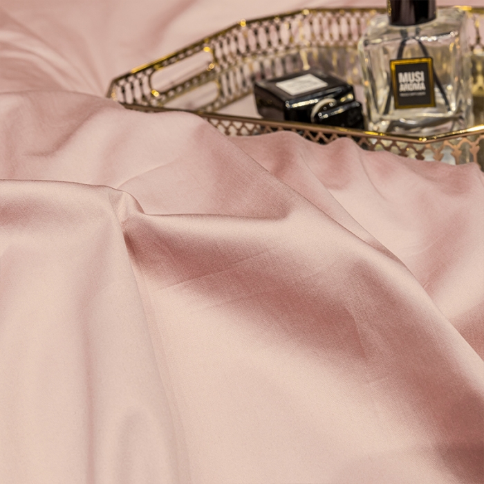 91家纺网 家纺一手货源 找家纺 蓝巢家纺 2022新款60支长绒棉四件套 皇家-浅豆沙