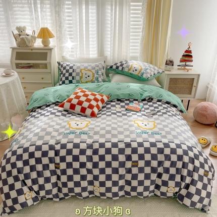 91家纺网 家纺一手货源 找家纺 (总）顾里 2022新款13372全棉四件套-韩系全棉影棚图