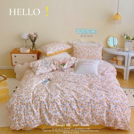 91家纺网 家纺一手货源 找家纺 （总）顾里 2022新款浪漫碎花全棉四件套