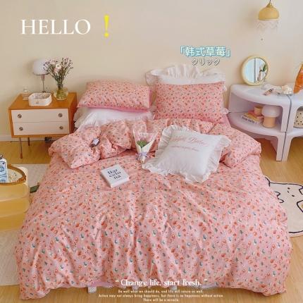 91家纺网 家纺一手货源 找家纺 （总）顾里 2022新款浪漫碎花全棉四件套