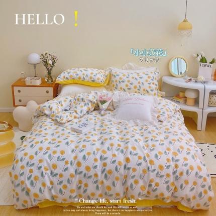 91家纺网 家纺一手货源 找家纺 （总）顾里 2022新款浪漫碎花全棉四件套