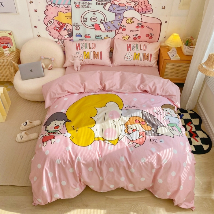 91家纺网 家纺一手货源 找家纺 （总）窝米 2022新款春季13372大版卡通全棉系列