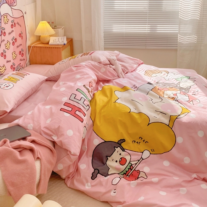 91家纺网 家纺一手货源 找家纺 （总）窝米 2022新款春季13372大版卡通全棉系列