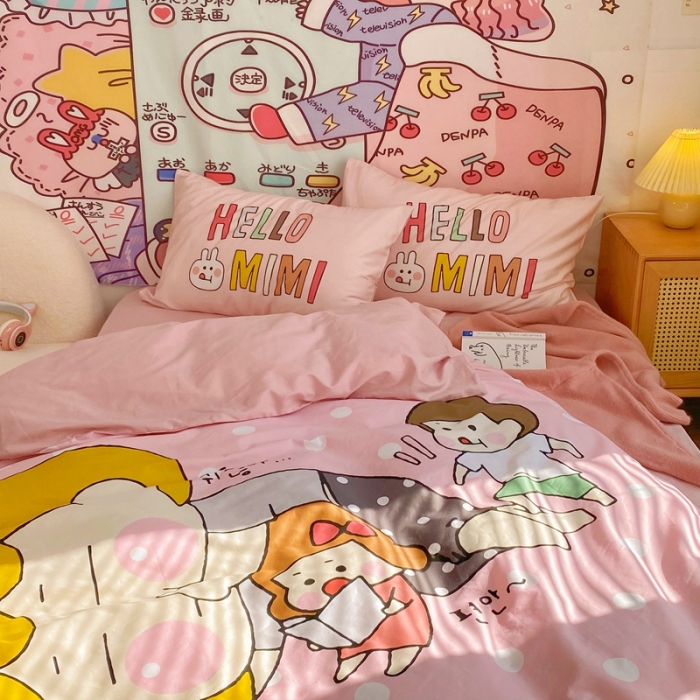 91家纺网 家纺一手货源 找家纺 （总）窝米 2022新款春季13372大版卡通全棉系列