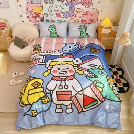 窝米 2022新款春季13372大版卡通全棉系列 安琪拉