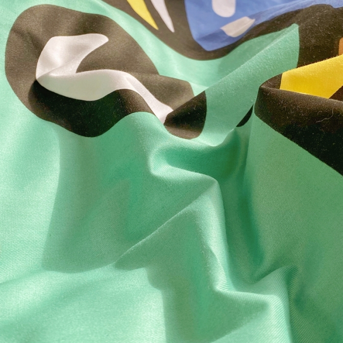 91家纺网 家纺一手货源 找家纺 窝米 2022新款春季13372大版卡通全棉系列 安琪拉