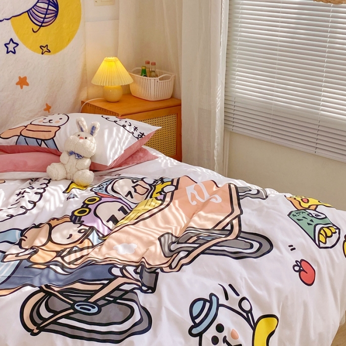 91家纺网 家纺一手货源 找家纺 窝米 2022新款春季13372大版卡通全棉系列 彼得兔