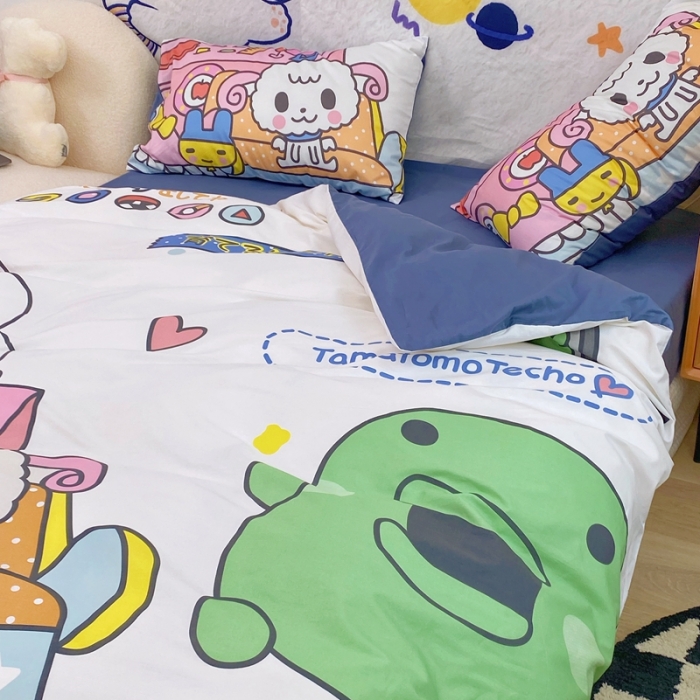 91家纺网 家纺一手货源 找家纺 窝米 2022新款春季13372大版卡通全棉系列 守护甜心