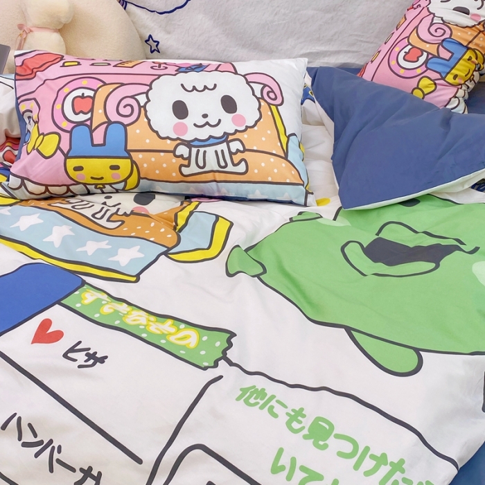 91家纺网 家纺一手货源 找家纺 窝米 2022新款春季13372大版卡通全棉系列 守护甜心