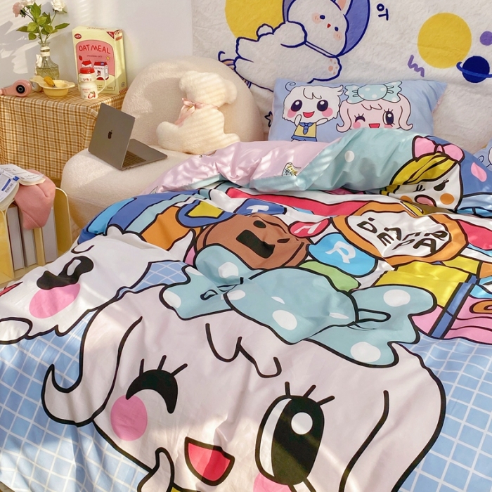 91家纺网 家纺一手货源 找家纺 窝米 2022新款春季13372大版卡通全棉系列 甜心公主