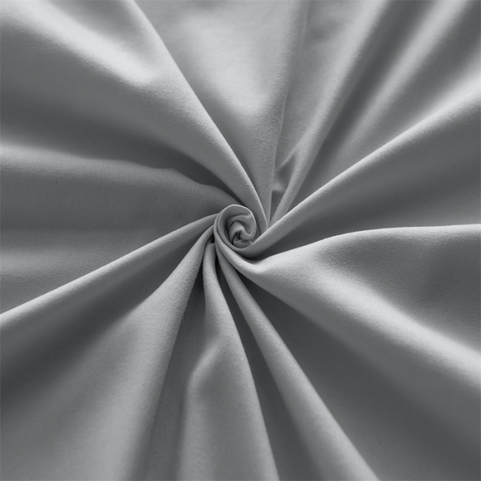 91家纺网 家纺一手货源 找家纺 雯豆 2022新款单层防水磨毛床笠 浅灰色-防水款